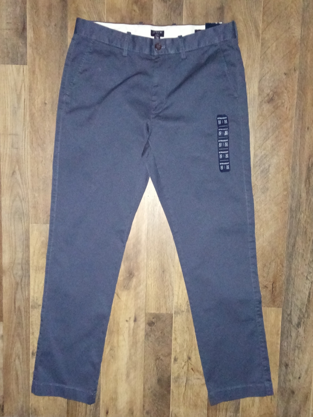 Men's Navy J. Crew Straight Chino Pants 32 x 32